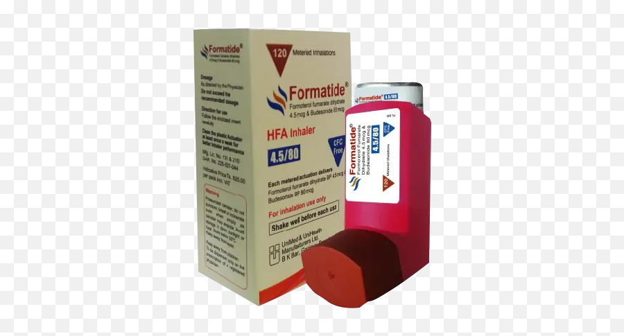 Buy Formatide Hfa 4580 Inhaler View Uses Price Side Emoji,Inhaler Emoji