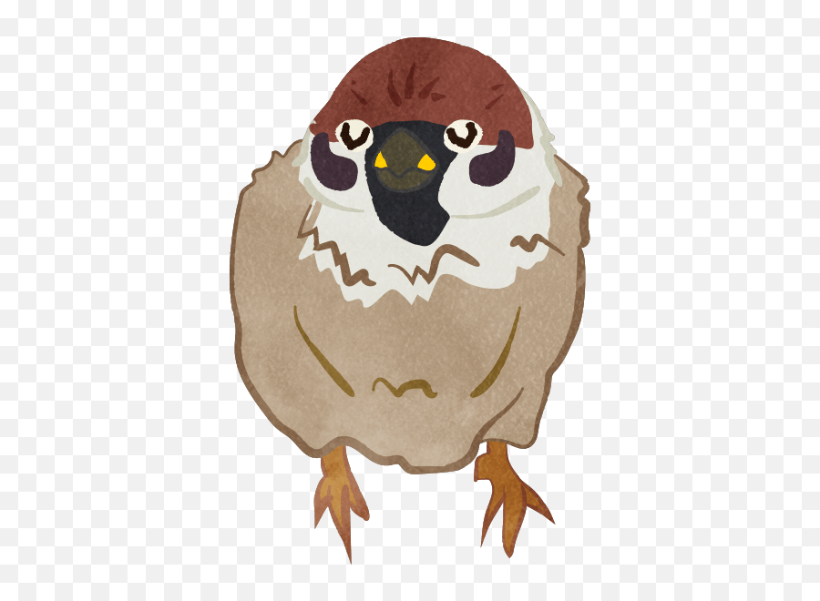 Sparrows - Cute2u A Free Cute Illustration For Everyone Emoji,Raccoon Emoji Twitter