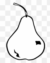 Pear Clipart Svg Pear Svg Transparent Free For Download On - Pear Clip Art Emoji,Pear Emoji