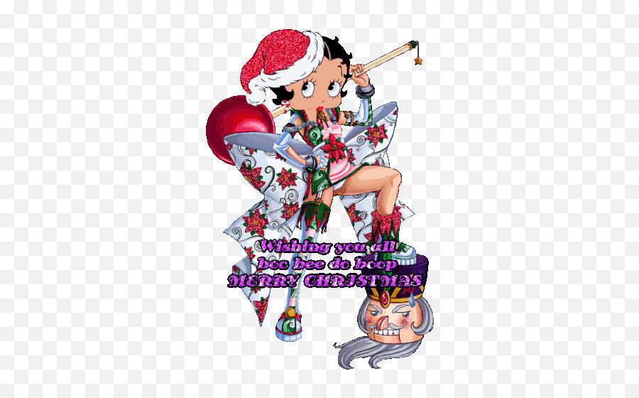 Christmas Snow Man Wishes Gif By Genaofsirius Photobucket - Betty Boop Christmas Transparent Free Emoji,Poinsettia Emoji