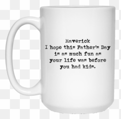 Top 3 Maverick Life Before Kids Fathers Day Two Tone White - Magic Mug Emoji,Fathers Day Emoji