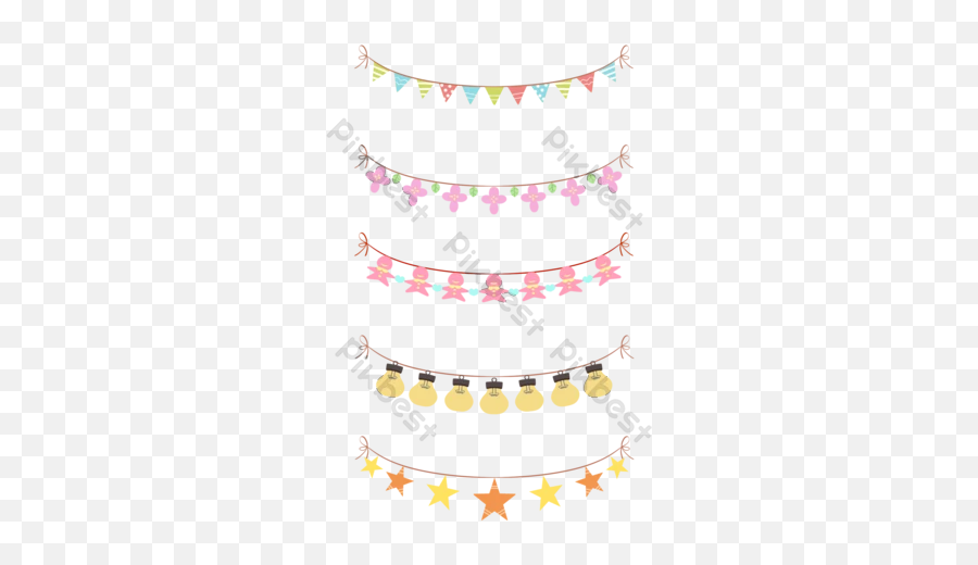 Colorful Flags Templates Free Psd U0026 Png Vector Download - For Party Emoji,Hanging Emoticon
