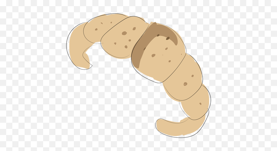 Flat Bakery Croissant - Soft Emoji,Croissant Emoji