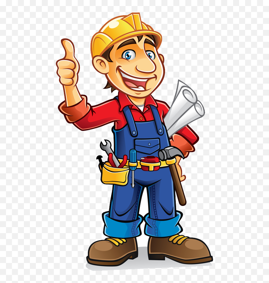 Handyman Png - Renovation Clipart Png Download Construction Worker Cartoon Emoji,Handyman Emoji