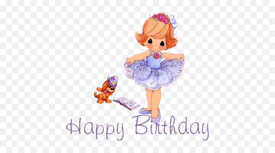 Free Happy Birthday Gif - Birthday Wishes To Little Girls Emoji,Happy Birthday Emoji Gif