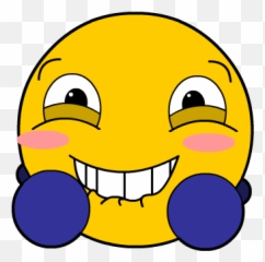 Im So - Super Excited Cartoon Face Emoji,Excited Emoji Png