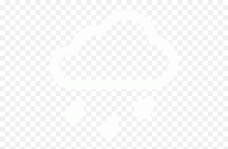 White Rain Icon - White Rain Icon Png Emoji,Rain Emoticon Text