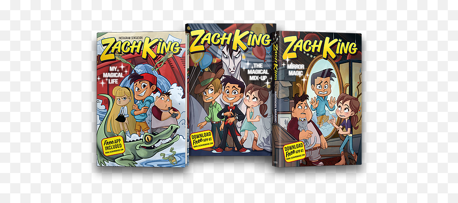 Influencer Zach King - Zach King The Magical Mix Up Emoji,Books Emoji Png