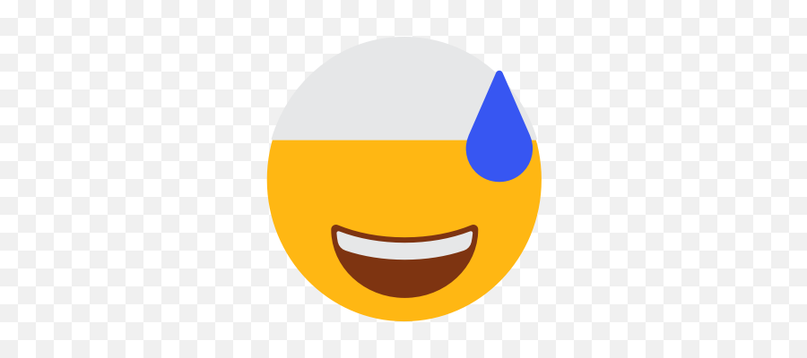 Cap Cold Sweat Emoji Face Islam - Wide Grin,Sweat Emoji Png