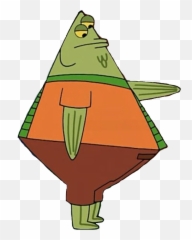 The Most Iconic Spongebob Squarepants - Flats The Flounder Png Emoji,Spongebob Squarepants Emotions