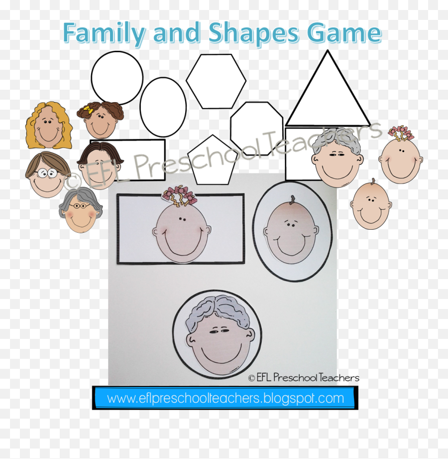 Eslefl Preschool Teachers Family Theme For Esl - Dot Emoji,Emotion Matching Cards