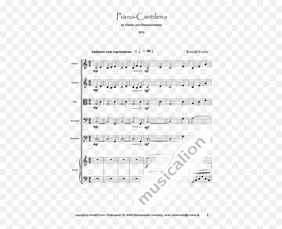 Piano Cantilena - Ó Rama Ó Que Linda Rama Partitura Emoji,Emotions Piano Sheet Music