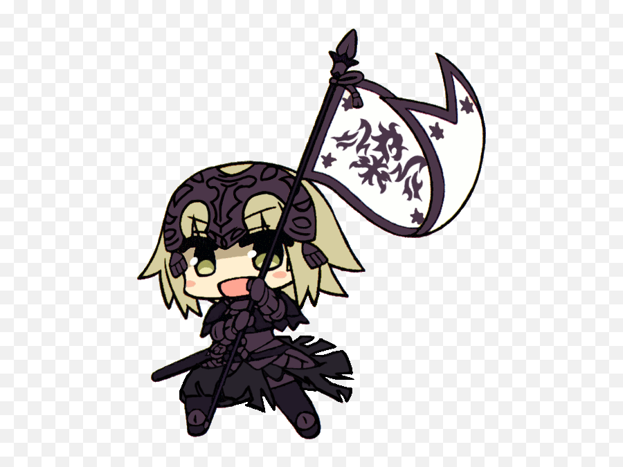 You Better Reach Into Your Jeannes And - Fate Chibi Gif Emoji,No Emotion For Rolling Gacha Fgo