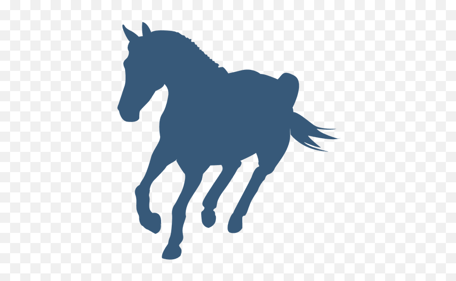 Download Png Horse Silhouette Png U0026 Gif Base - Blue Horse Silhouette Emoji,Horse Emoticon