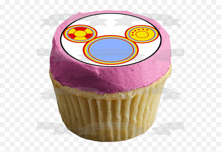 Mickey Mouse Disney Minnie Mouse Daisy Duck Donald Duck Goofy Edible Cupcake Topper Images Abpid03192 - Miles Morales Cup Cake Emoji,Dessert Food Emojis