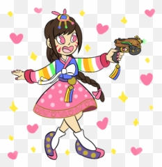 Top D Va Spray Stickers For Android U0026 Ios Gfycat - D Va Gif Transparent Emoji,Overwatch Dance Emoticon Dva Out Of Mech