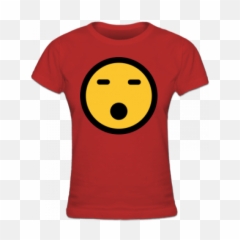 Tired Smiley Womenu0027s T - Shirt Camiseta De Flash Para Mujer Emoji,Emoticon Print
