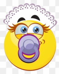 Baby Emoji Decal - Happy,Cute Baby Emoji'