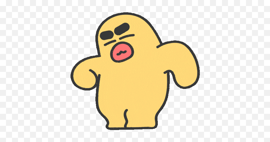 Frown Confounded Face Sticker Emoji,Mad Kakao Emoticon