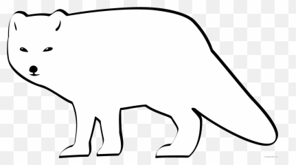 Arctic Fox Coloring Pages Arctic Fox B2 Png Printable - Printable Arctic Fox Coloring Page Emoji,Armadillo Emoji