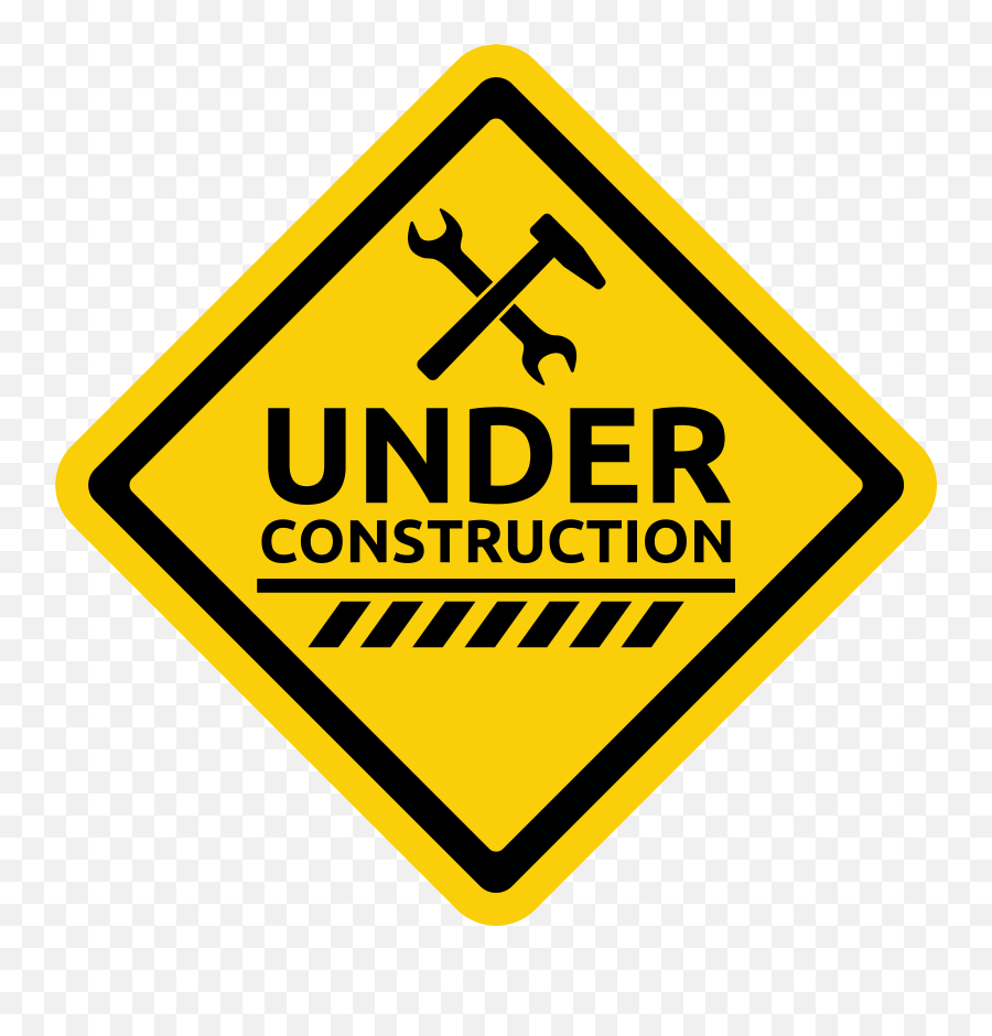 Under Construction Sign Png U0026 Free Under Construction Sign - Page Under Construction Icon Emoji,Tiki Head Emoji