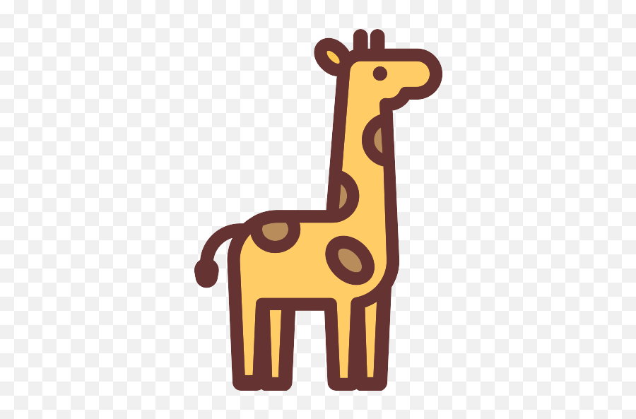 Giraffe Vector Svg Icon 27 - Png Repo Free Png Icons Giraffe Cartoon Zoo Animals Emoji,Giraffe Emoticon