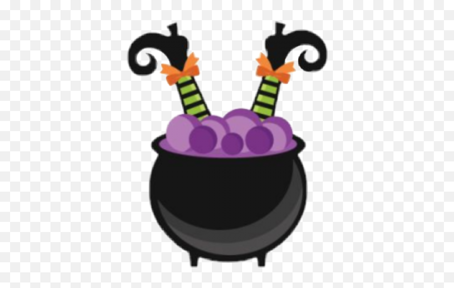 Cauldron Witch Halloween Sticker By Rachel2274 - Halloween Witch Cauldron Clipart Emoji,Emoticon Witch Stirring Cauldron Gif