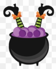 Cauldron Witch Halloween Sticker By Rachel2274 - Halloween Witch Cauldron Clipart Emoji,Emoticon Witch Stirring Cauldron Gif