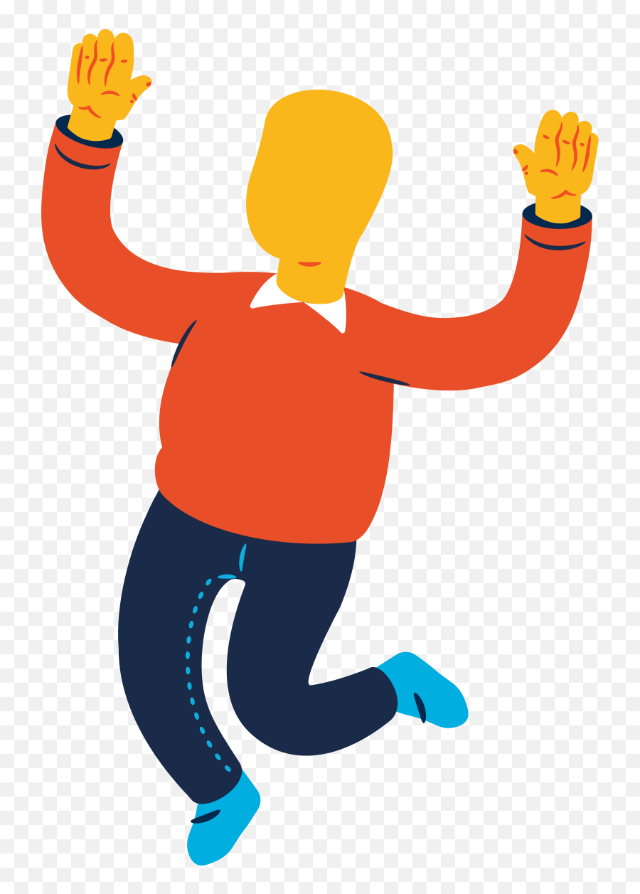 Ilustraciones Clipart E Imágenes De Man Jumping En Png Y Svg Emoji,Emoticons Senalando Arriba