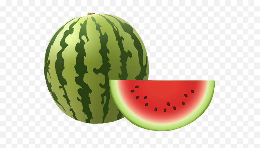 Grab This Free Clipart To Celebrate The - Clipart Images Of Watermelon Emoji,Cantaloupe Emoji
