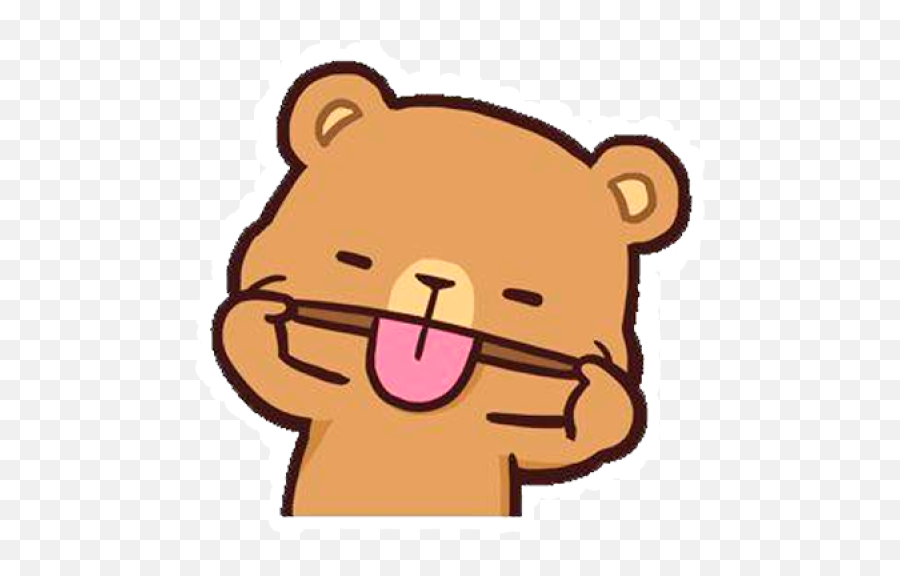 Sticker Maker - Milk U0026 Mocha Bear Ig Milkmochabear Emoji,Teddy Bear Emojis