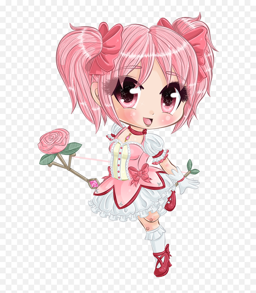 Regular Chibis - Picture Purrfect Art Garden Roses Emoji,Chibi Emotions