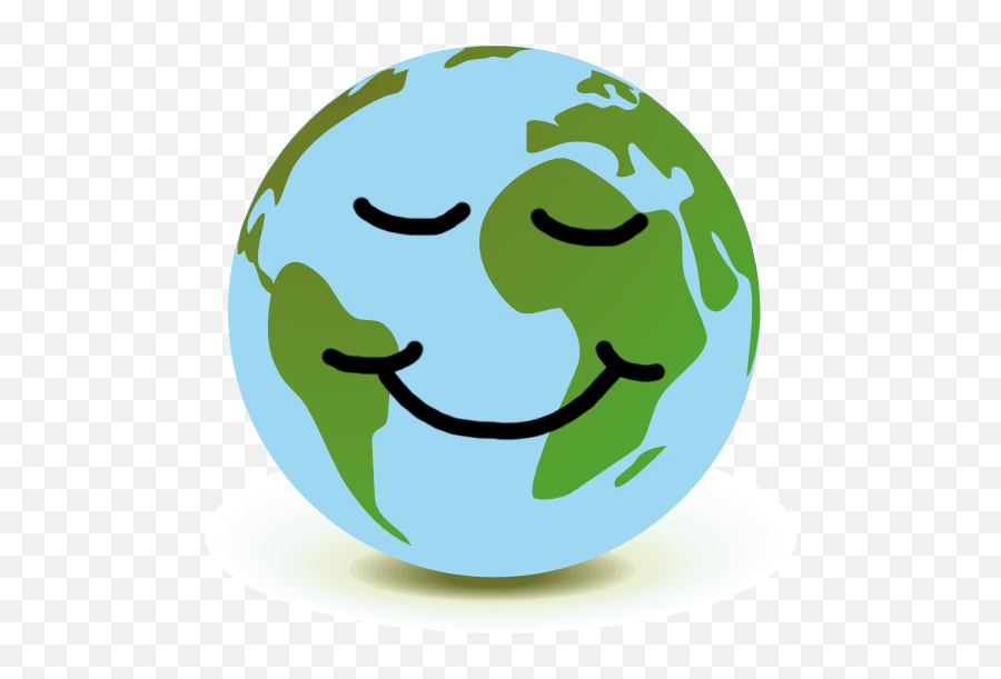 Measurement - Cartoon Drawing Of Happy Earth Emoji,Pondering Emoticon