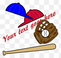 Personalized Baseball Gear Sticker - Composite Baseball Bat Emoji,Baseball Glove Emoji