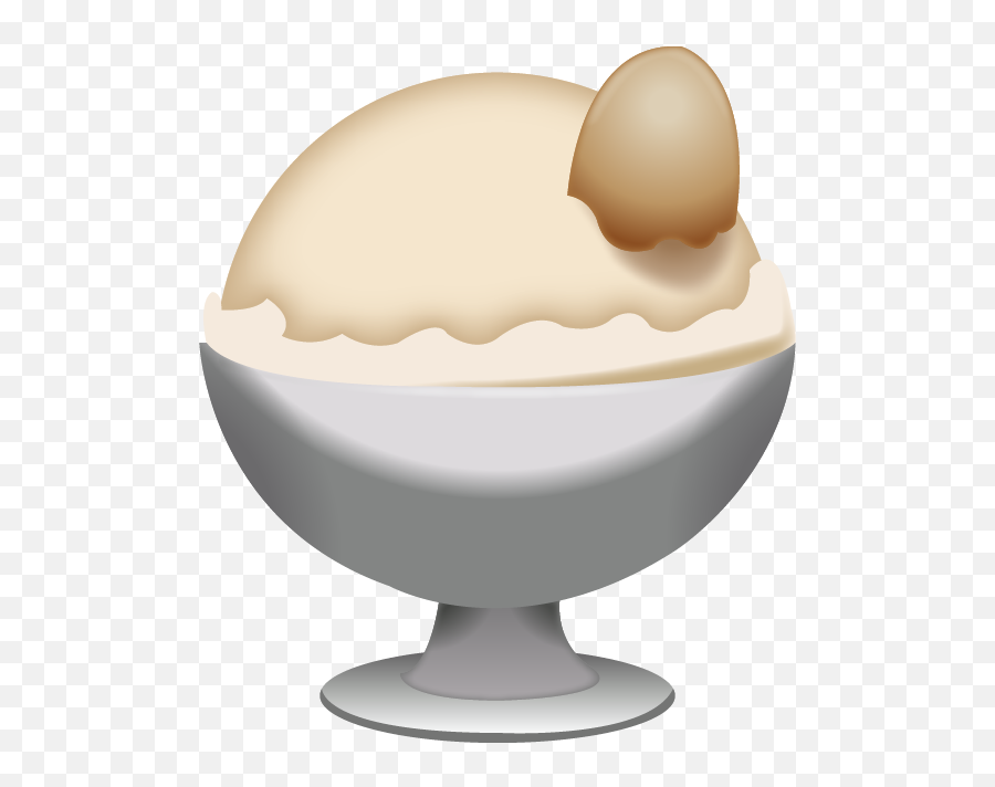 Download Vanila Ice Cream Emoji Icon Emoji Island - Ice Cream Emoji Png,Egg Emoji