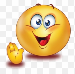 Hello Smile Smiley Emoji Sticker - Hello Emoji,Hello Emoticons