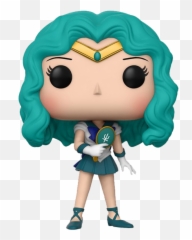 Vinyl Sailor Moon - Sailor Neptune Funko Pop Sailor Moon Emoji,Emoji Pop 142