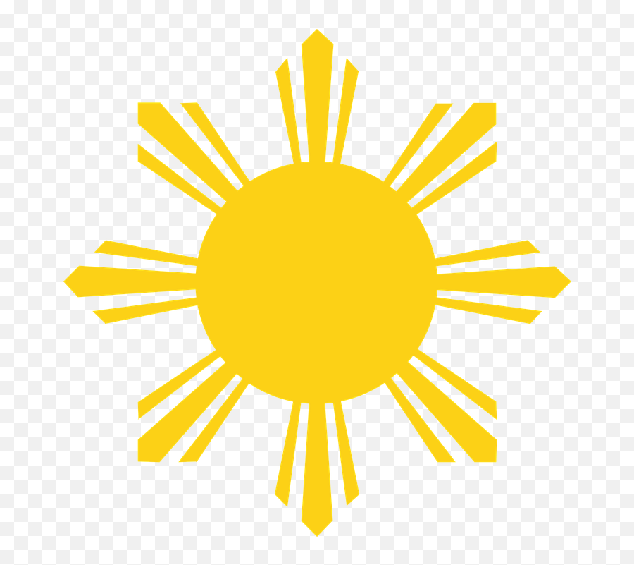 Sun Rays Yellow - Socialist Party Of The Philippines Emoji,Philippine Flag Emoji Iphone