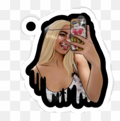 Sticker - Addison Rae As A Cartoon Emoji,Ellen Emojis