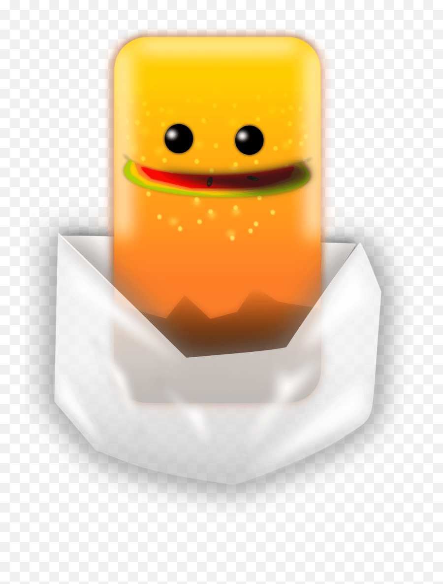 Yellow Smiley Clipart - Happy Emoji,Slight Smile Emoji