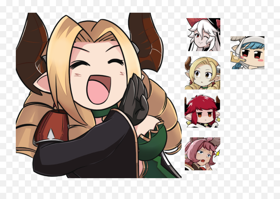 Here Are 6 Emotes I Did For My Crew As - Fictional Character Emoji,Granblue Crystals Discord Emojis