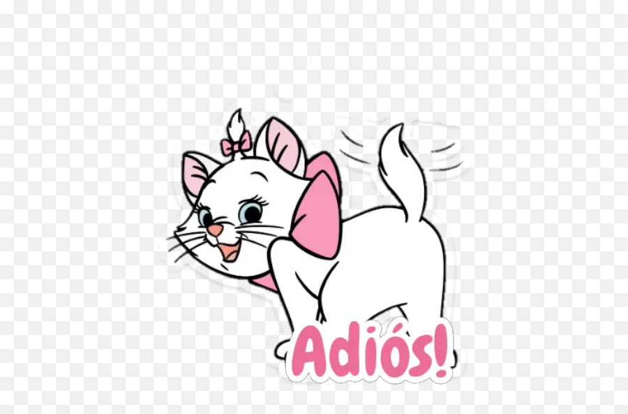 Marie La Gatita Stickers For Whatsapp - Sticker De Gatitas Emoji,Marie The Cat Emoji