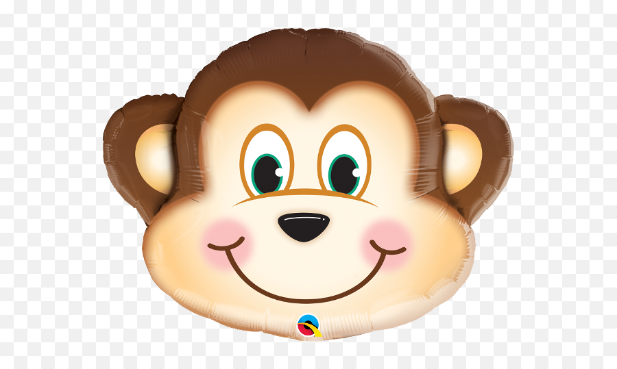 Supershape Mischievous Monkey 30 Balloon - Qualatex 16097 Emoji,Mischievous Emoji