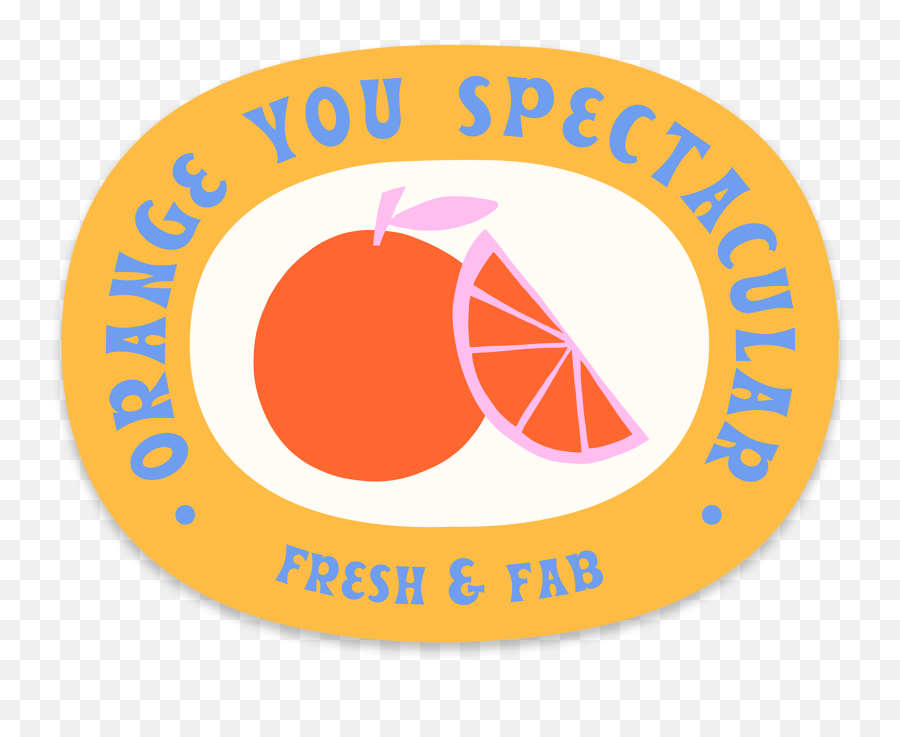 Spectacular Fruit Sticker U2014 Nicole Goldfarb Emoji,Orange Fruit Emoticon