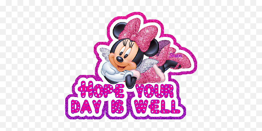 Pin - Hope Your Day Is Going Well Gif Emoji,Heart Shaped Mickey Emoji