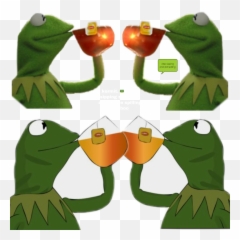 Kermit Tea Sticker - Kermit Spill The Tea Emoji,Kermit Tea Emoji