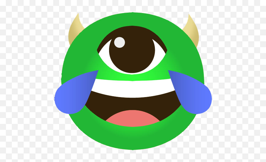 Ducklex On Twitter Mike Wazowski Crying Laughing - Happy Emoji,Laugh Cry Emoji