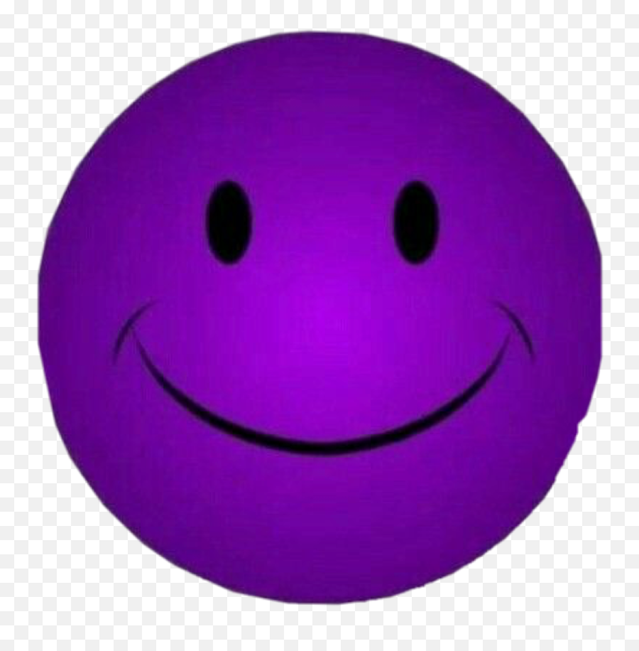Purple Face Smile Happy Sticker - Happy Emoji,Purple Bird Emoticon Facebook