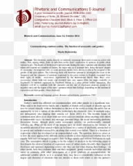 Pdf Communicating Emotions Online The Function Of - Vertical Emoji,Negative Emotions Words