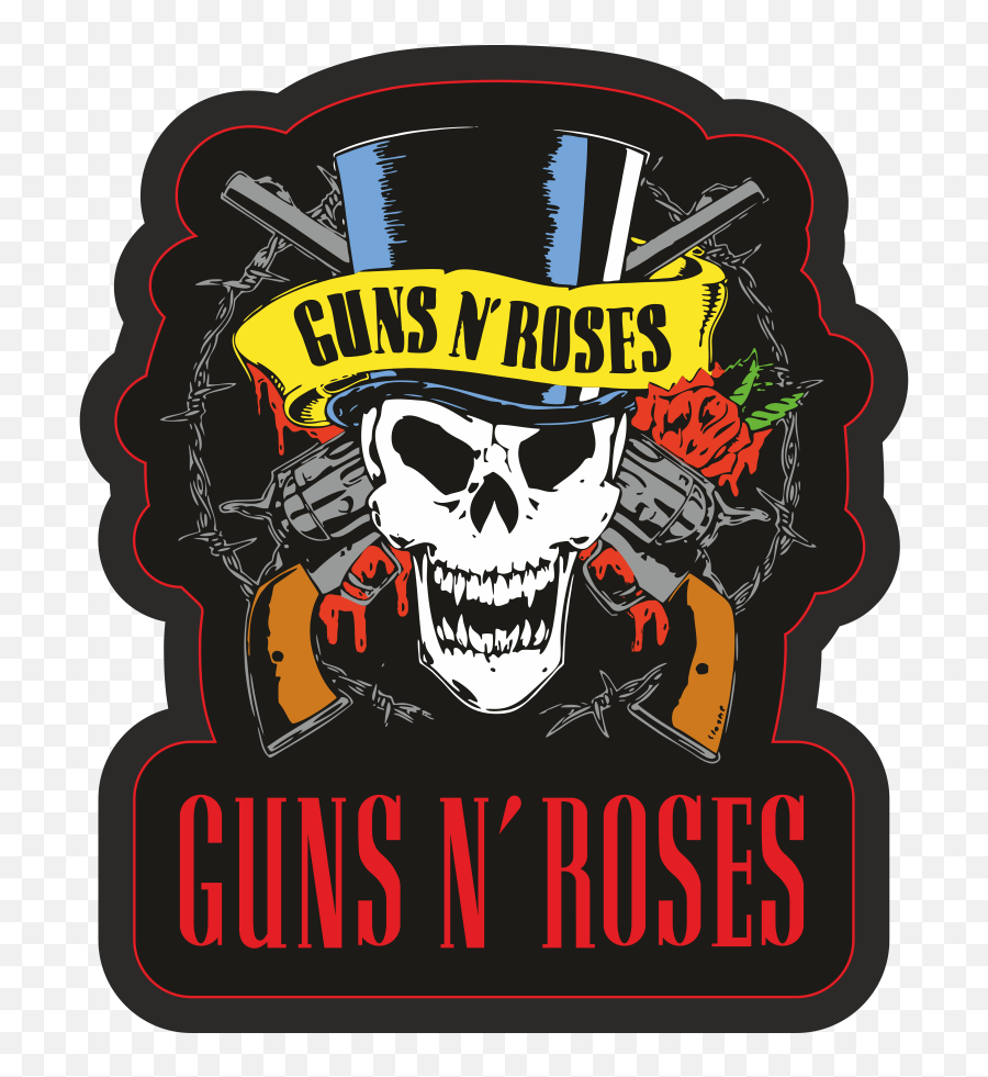 Guns N Roses Slash Head Laptop Sticker - Sticker Guns N Roses Emoji,My Little Pony Emojis Stickers Android